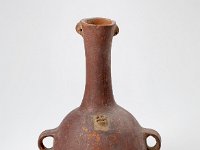 Ame Ker 200  Ame Ker 200, Peru, südlicher zentraler Andenraum, Inka, Später Horizont, Inka, ca. 1440-1532 n. Chr.,  Flasche, florero, titicachuranas, Ton, H 17,9 cm, Dm 11 cm : Museumsfoto: Claus Cordes, Bestandskatalog Ethnologie